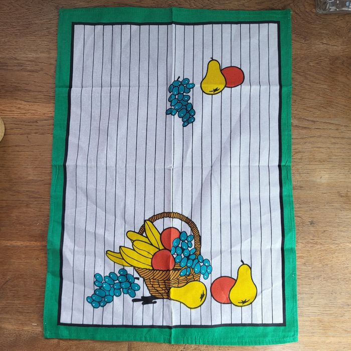 Ścierka duża Koszyk Owoców 100% bawełna ⁹²