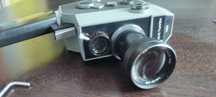 Kamera nakręcana ZENIT QUARZ-ZOOM DS8-3 komplet filtry obiektywy