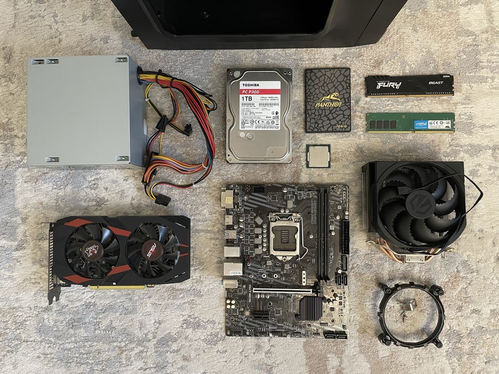 Хороший ПК: і3 10100F, ASUS 1050TI 4gb CERBERUS, ОЗУ 16gb