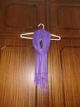 Pashmina de cor lilás