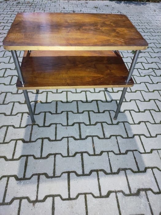 Szafka prl / stolik prl bauhaus loft fornirowany