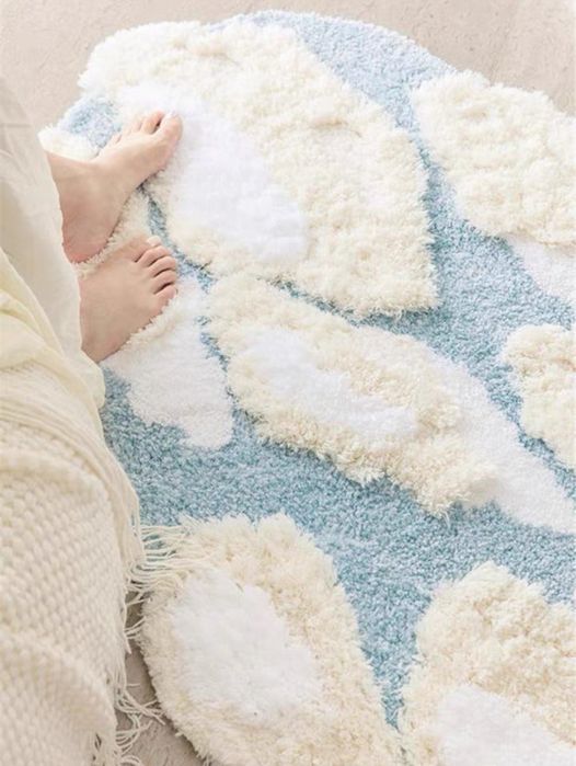 Pequeno tapete, tapete para quarto de crianca ou casa de banho