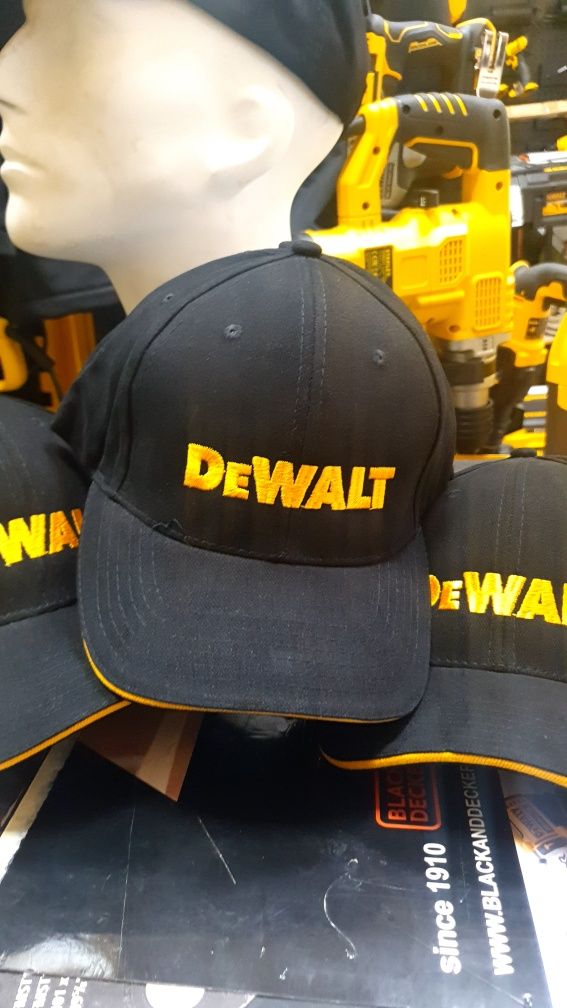 Кепка бейсболка хб робоча DEWALT чорна