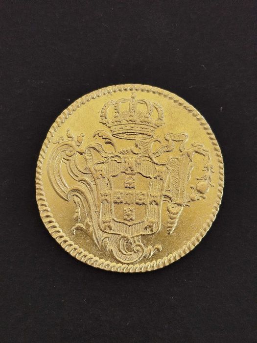 1772 - D. José I - Peça (6400 Reis) - Ouro - Rio de Janeiro