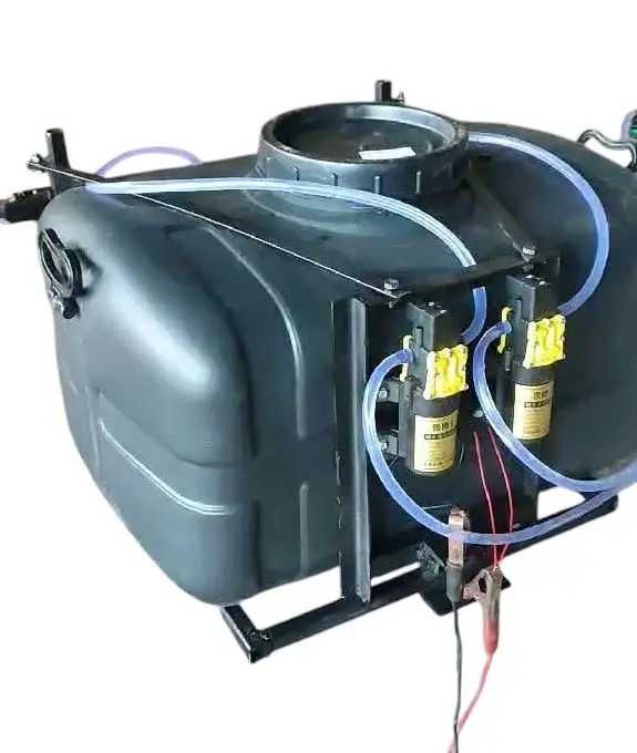 Обприскувач 105 літрів до мотоблоку, мототрактор 10 форсунок штанги 4м