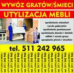 Sprzątanie mieszkań! PRZEPROWADZKI !! Utylizacja Mebli ! WYWÓZ GRUZU !