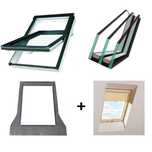 3-SZYBOWE Okna dachowe Optilight gr. FAKRO 66x98 66x118 ROLETA GRATIS