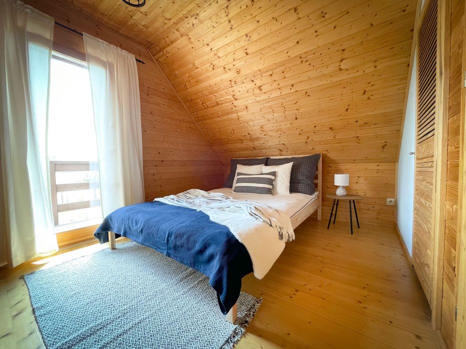 Leśny Domek - na wynajem, w cichej okolicy z sauną i ruską balią