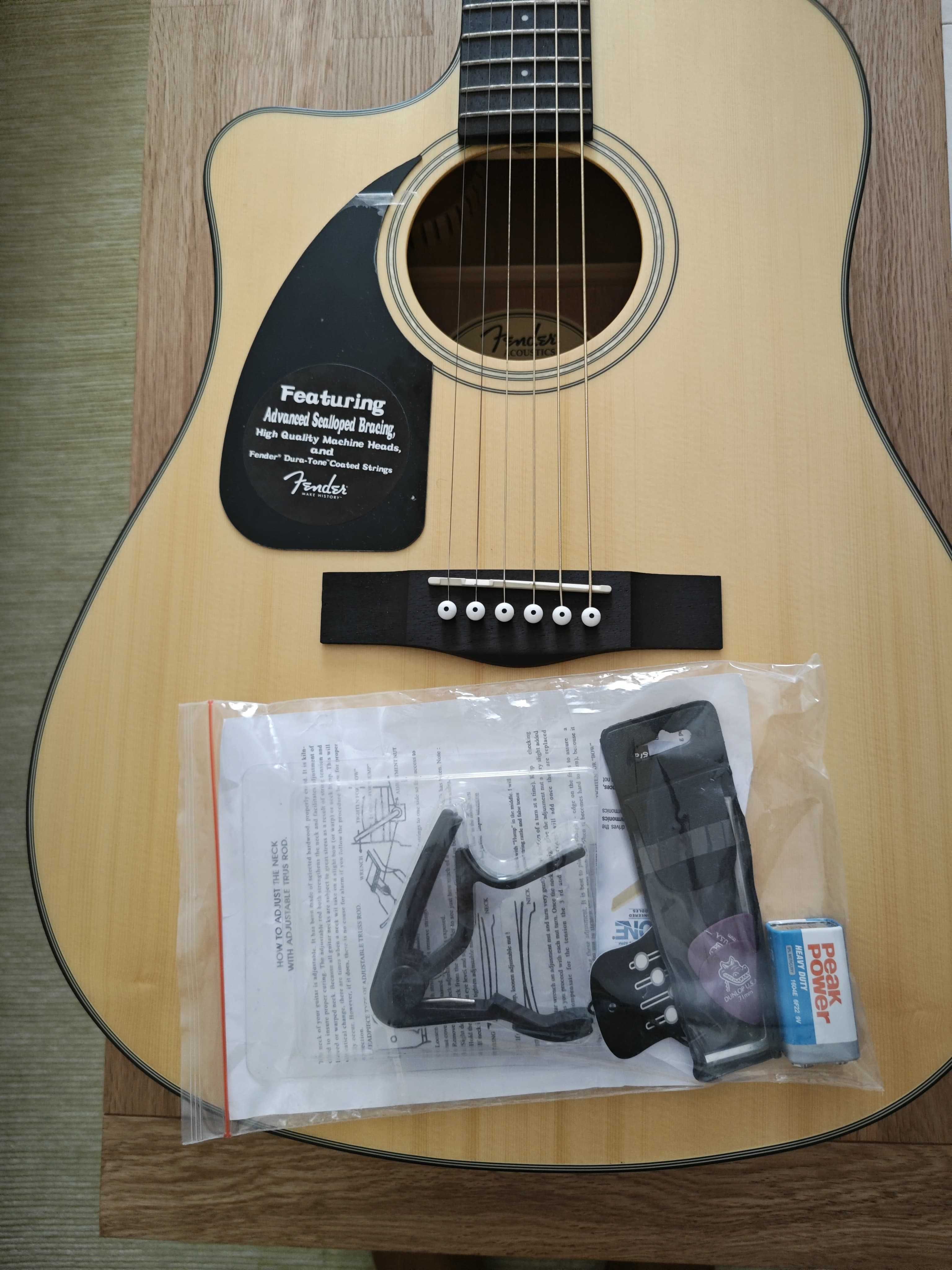 Guitarra Acústica Fender CD-100CE-LH