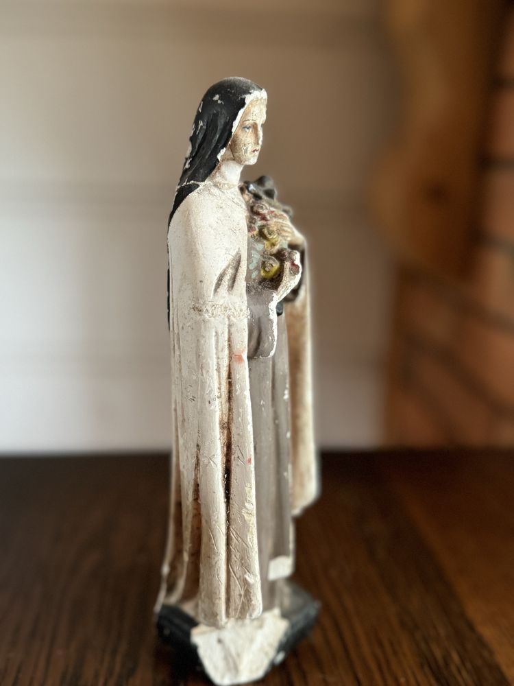 ŚWIĘTA TERESA, figurka, dewocjonalia, starocie, antyki, vintage