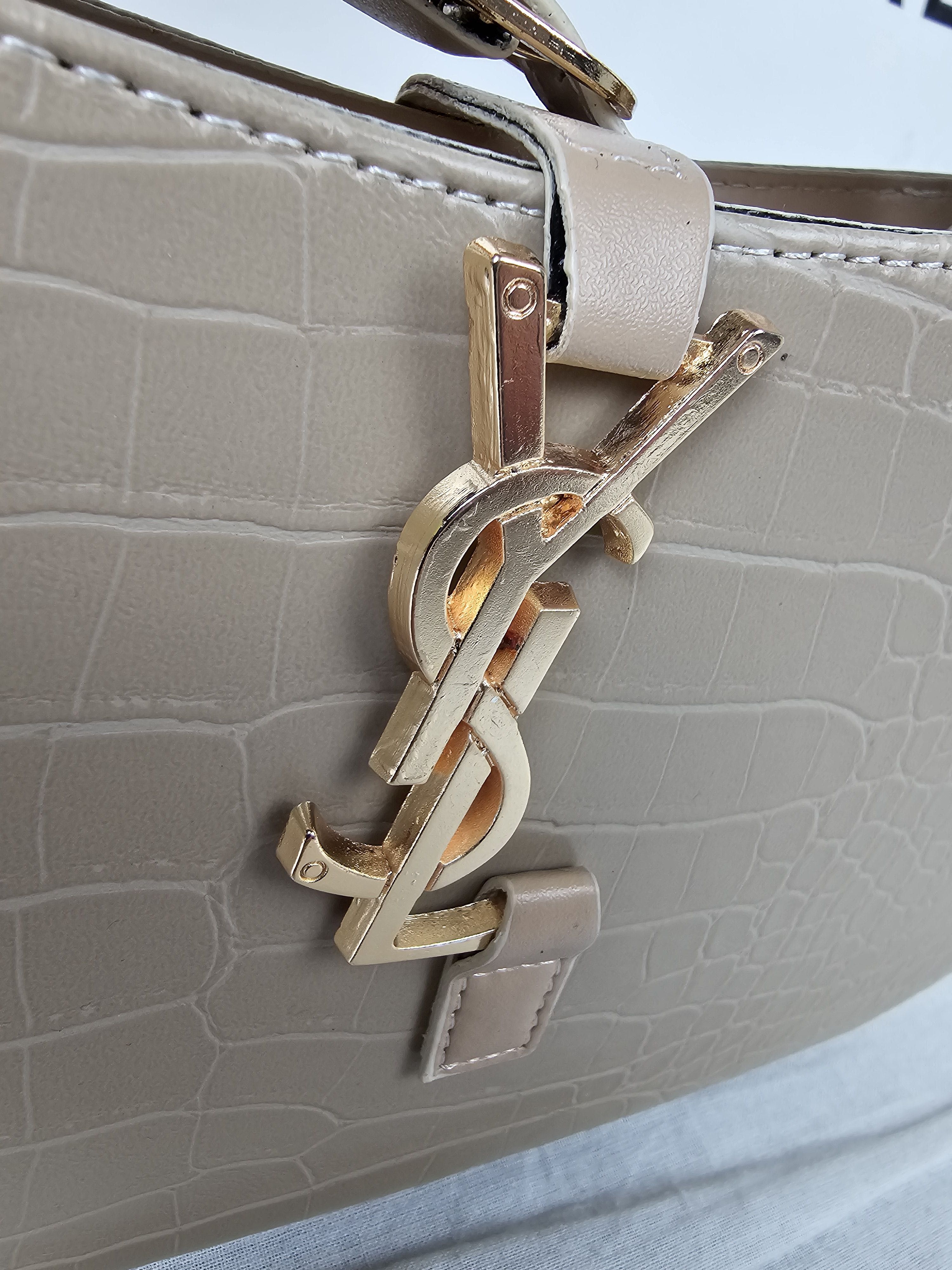 Torba YSL torebki łodeczka logowane monogram