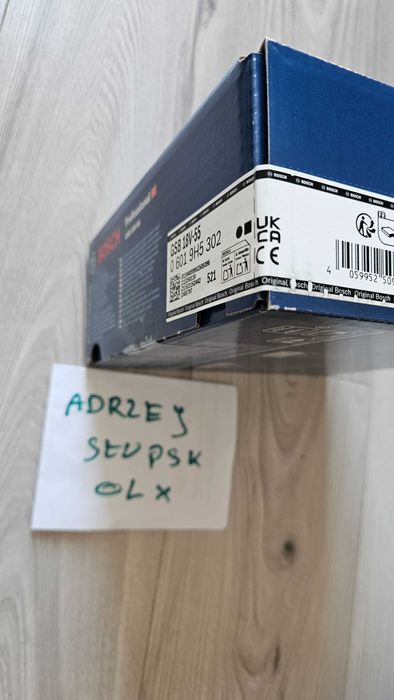 Bosch GSB 18V-55 NOWA udarowa wiertarko-wkrętarka Oryginalna plomby