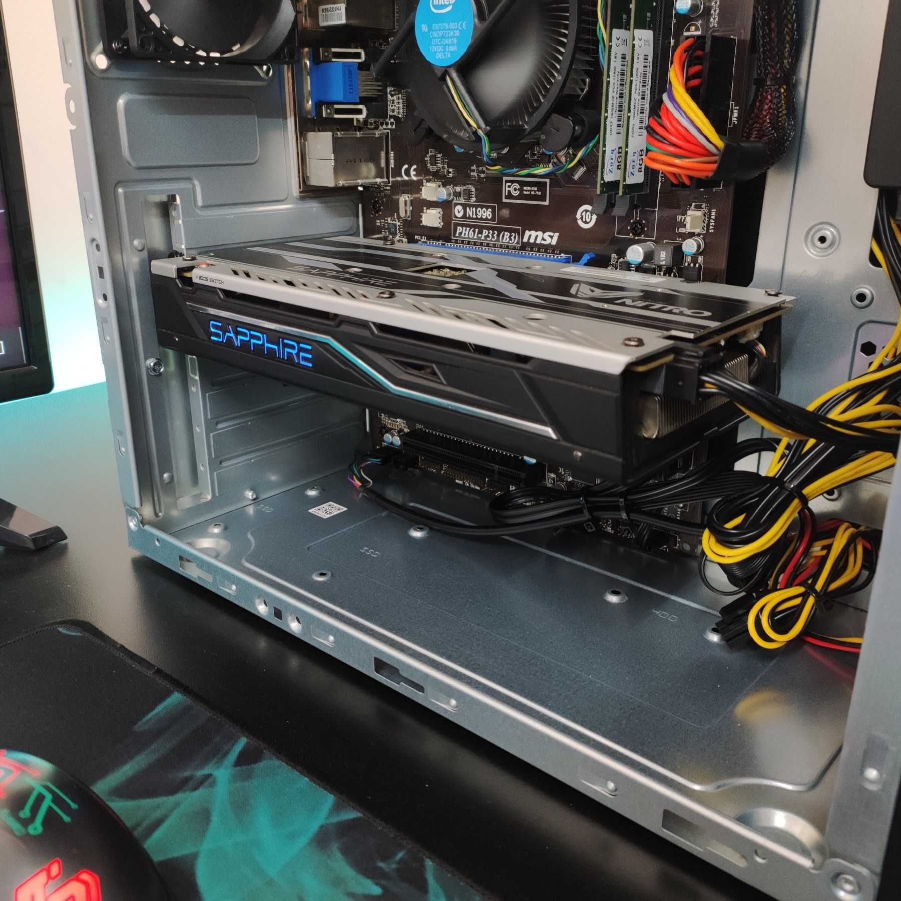 Игровой Компютер Intel Core i5, Sapphire RX 470, 16GB DDR3, SSD 500GB
