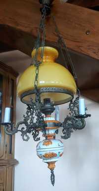 Lampa porcelanowa antyk.