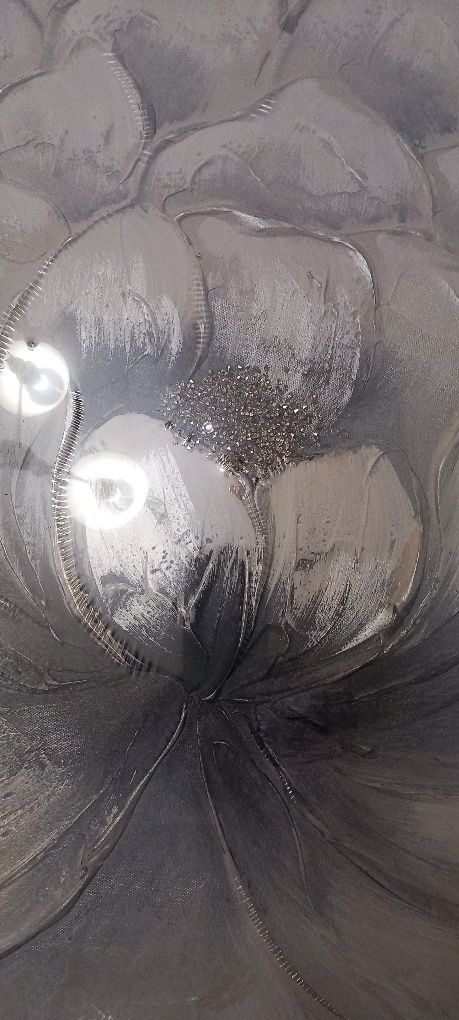 Tela azul bebé,  cm brilhantes no centro
