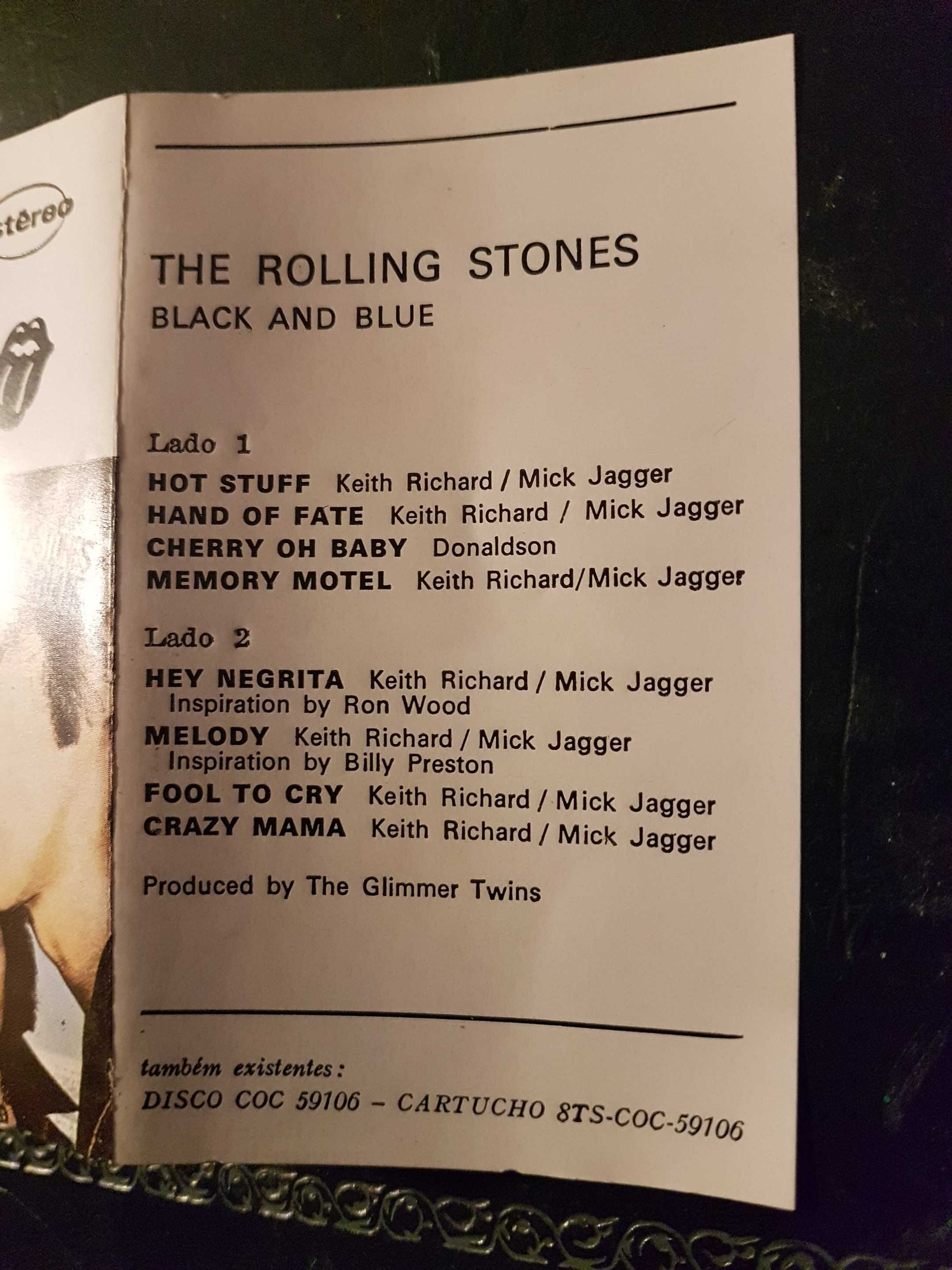 K7 rolling stones - black and blue