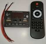 Moduł wzmacniacza 2x40w MP3 bluetoot FM pilot h