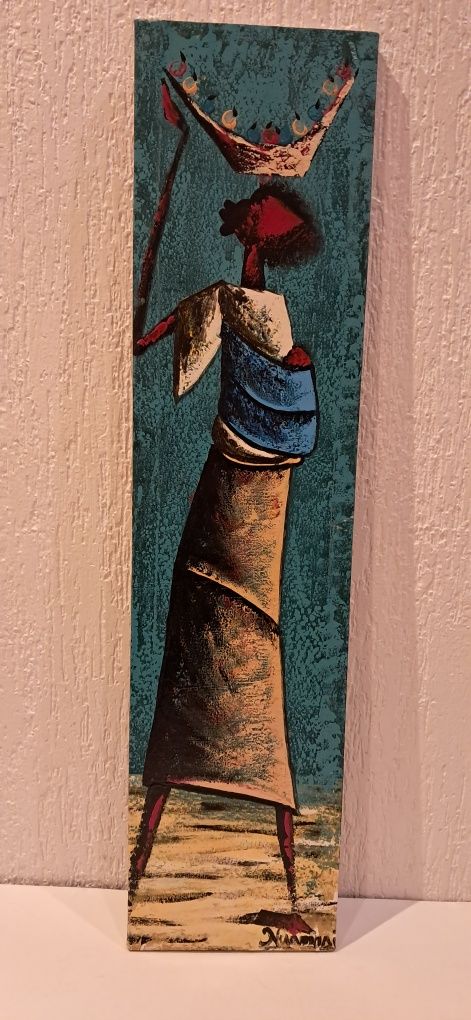 Pintura africana a oleo