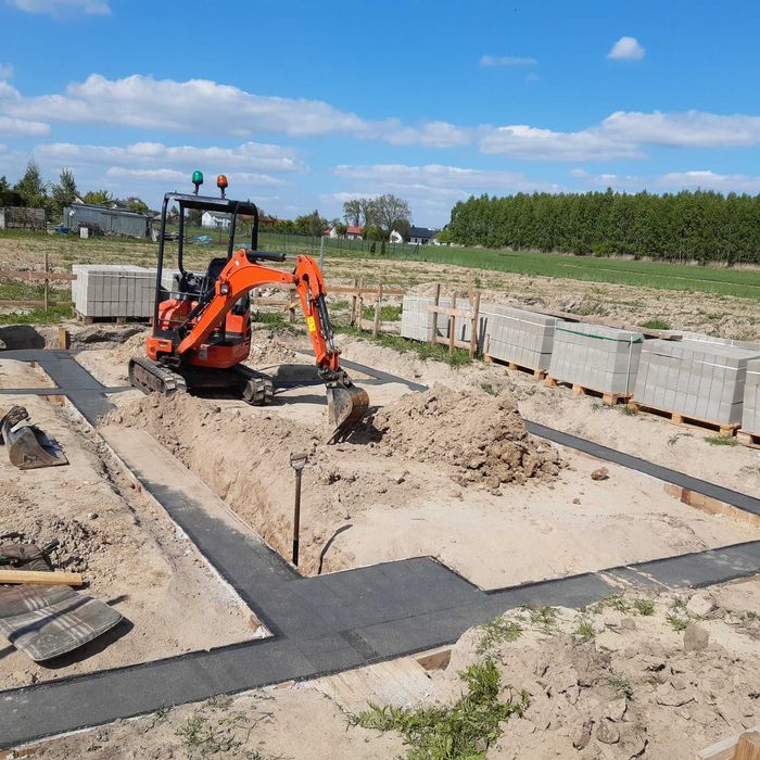 Minikoparka Cesja Leasing Koparka Kubota 1800kg 4łyżki Szybkozłącze