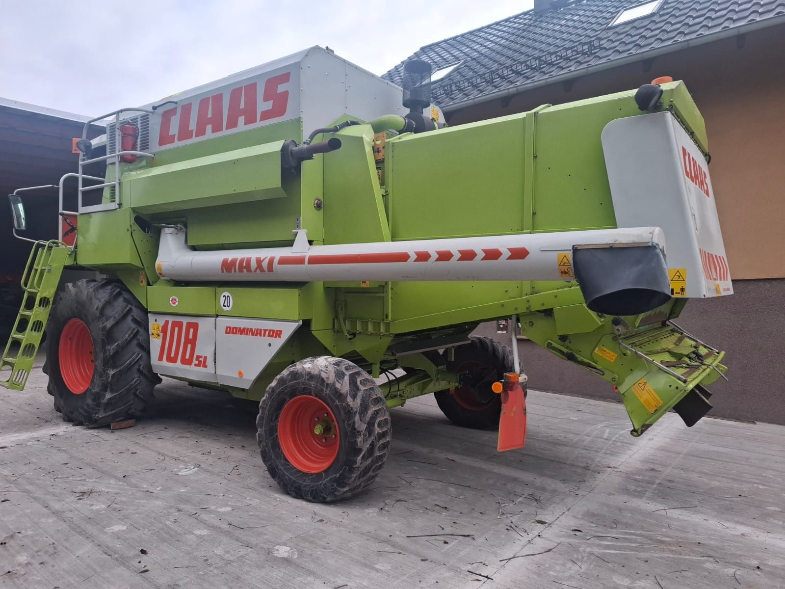 claas dominator 108 sl Maxi heder 5.1m