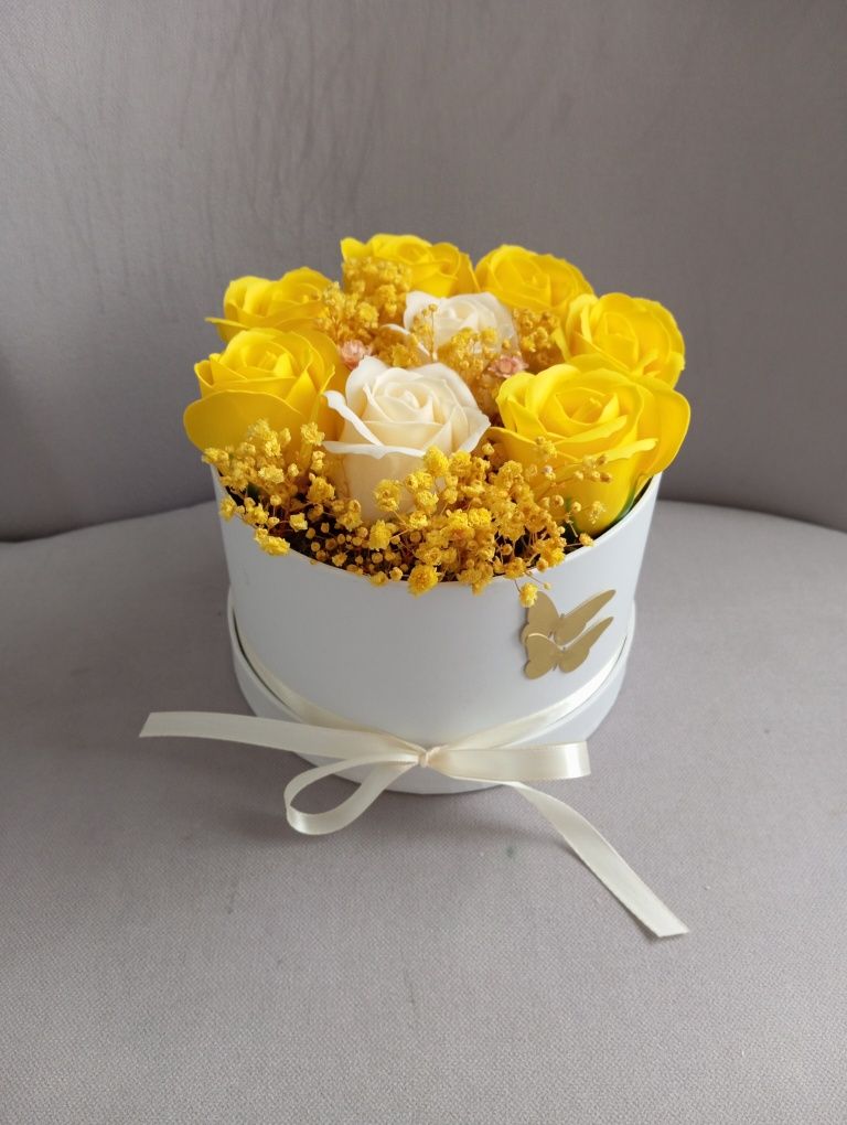 Bouquet de flores de sabão