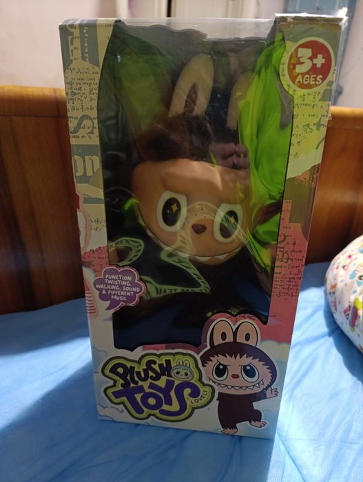 Новий музичний лабубу дитяча іграшка велика танцююча