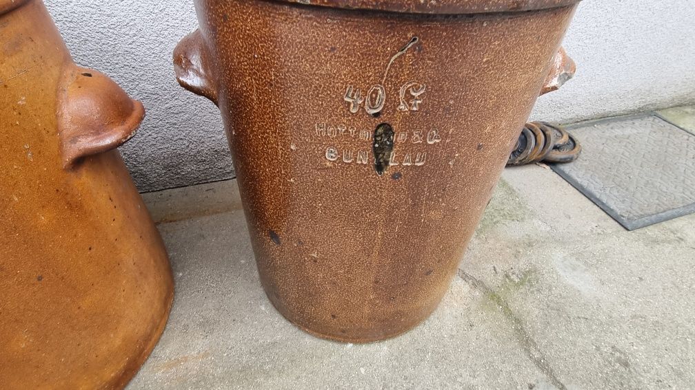 Garnki kamionkowe bunzlau Hoffman