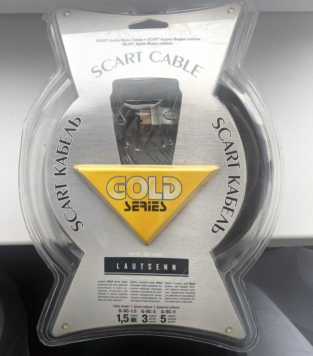 Scart кабель Gold series Lautsenn 1.5m