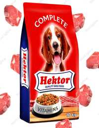Сухой корм для собак со вкусом говядины 30КГ Panzi Hektor Complete