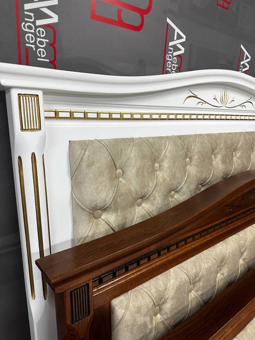 Ліжко Дуб 180х200, спальня Двохспальне ліжко