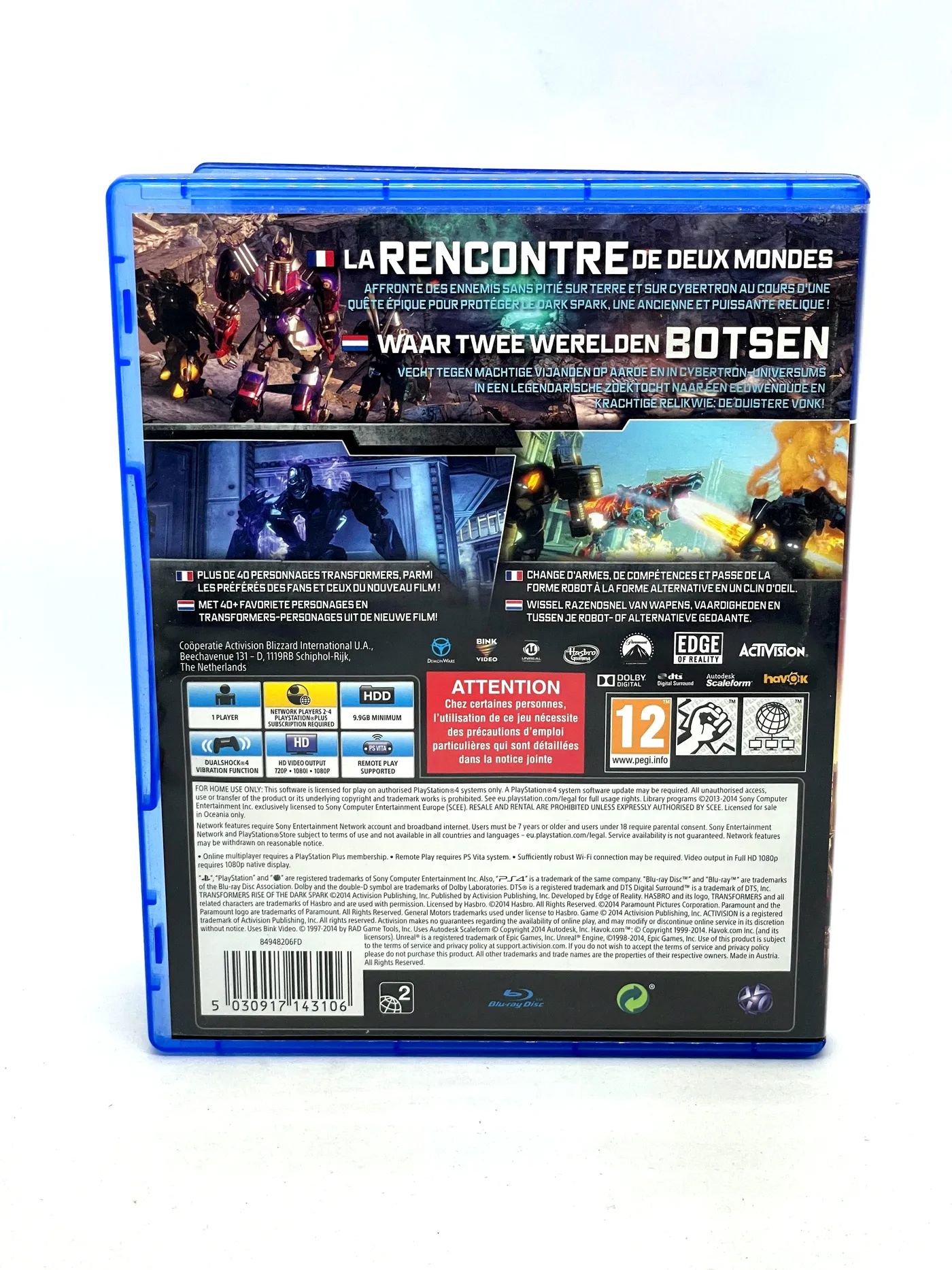 Transformers Rise of the Dark Spark PS4 Po Angielsku