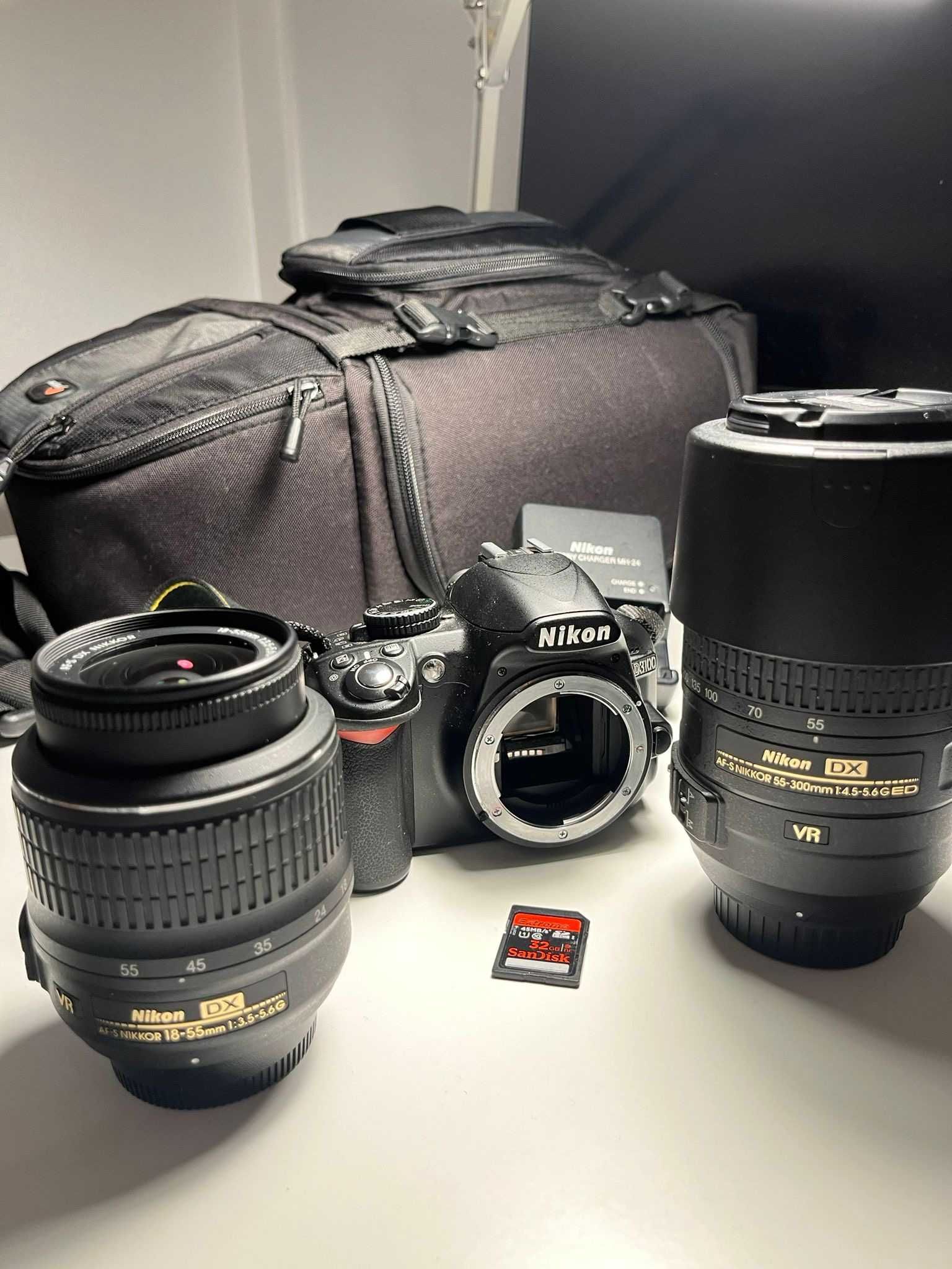 Nikon D3100 with two Lenses