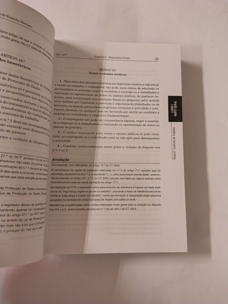 Código do Trabalho Revisto: Anotado e Comentado