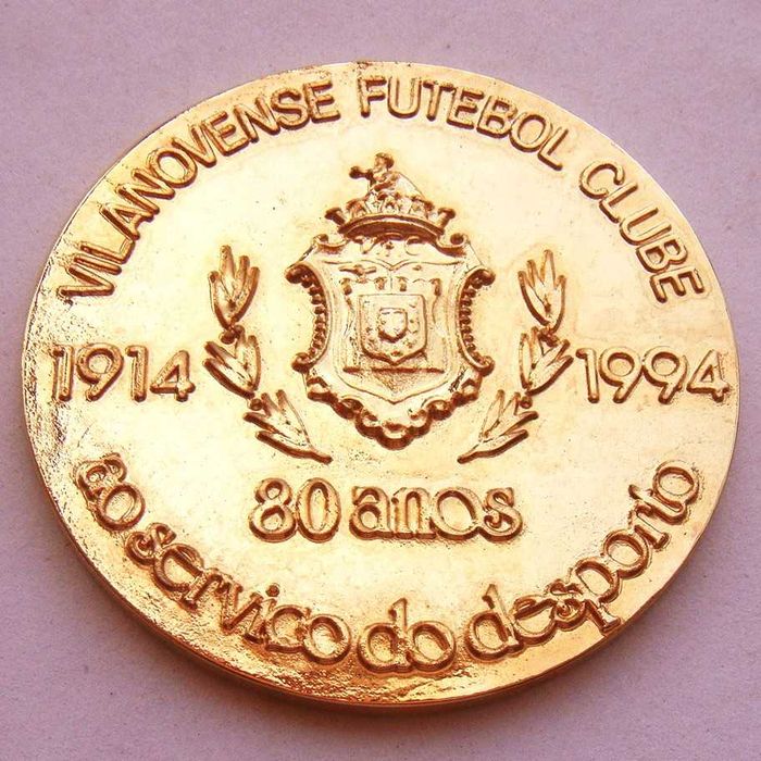 Medalha de Desporto 80 Anos do Vilanovense Futebol Clube Vila FC 94