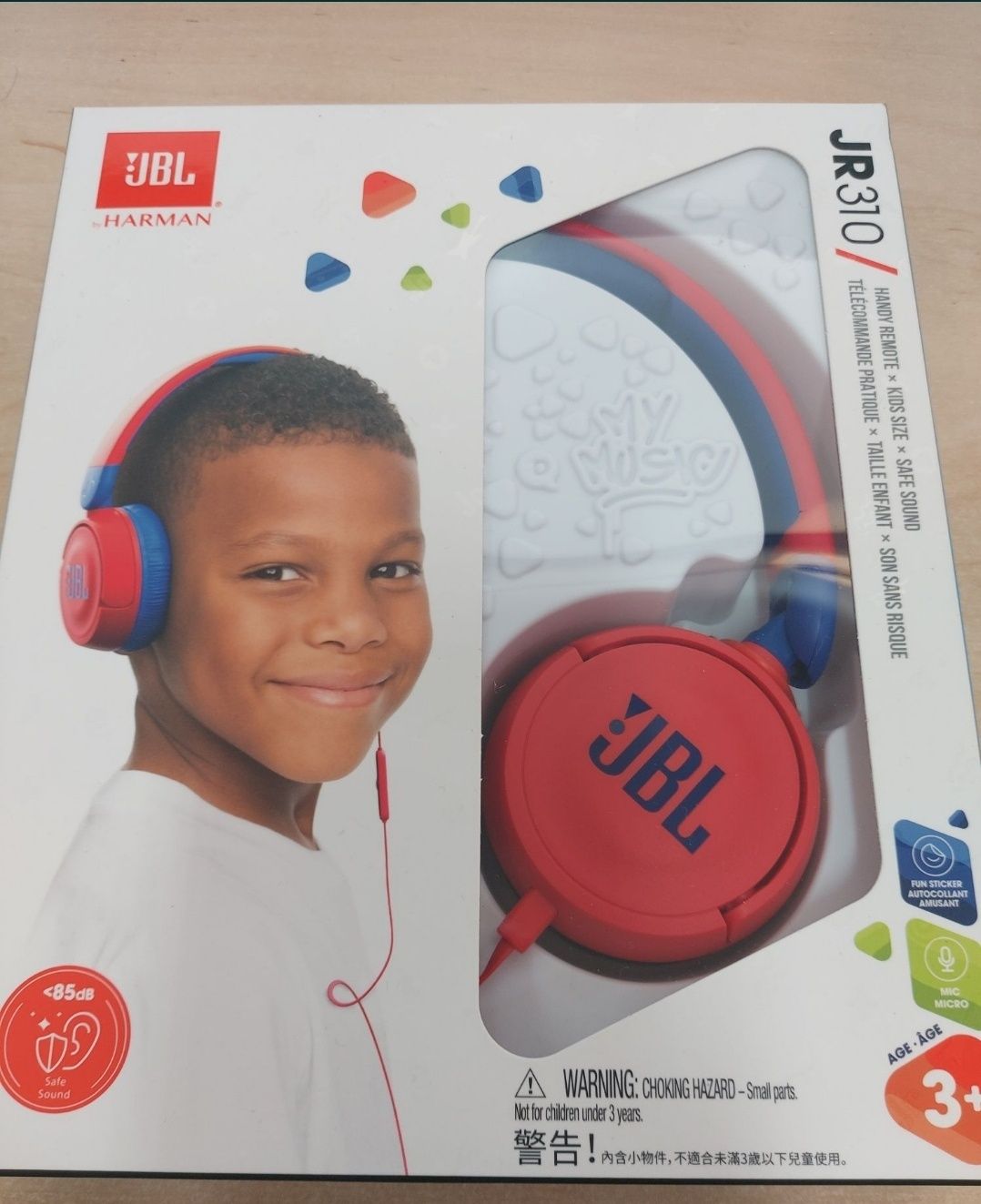 Słuchawki JBL JR310 (czerwony)
Nowe