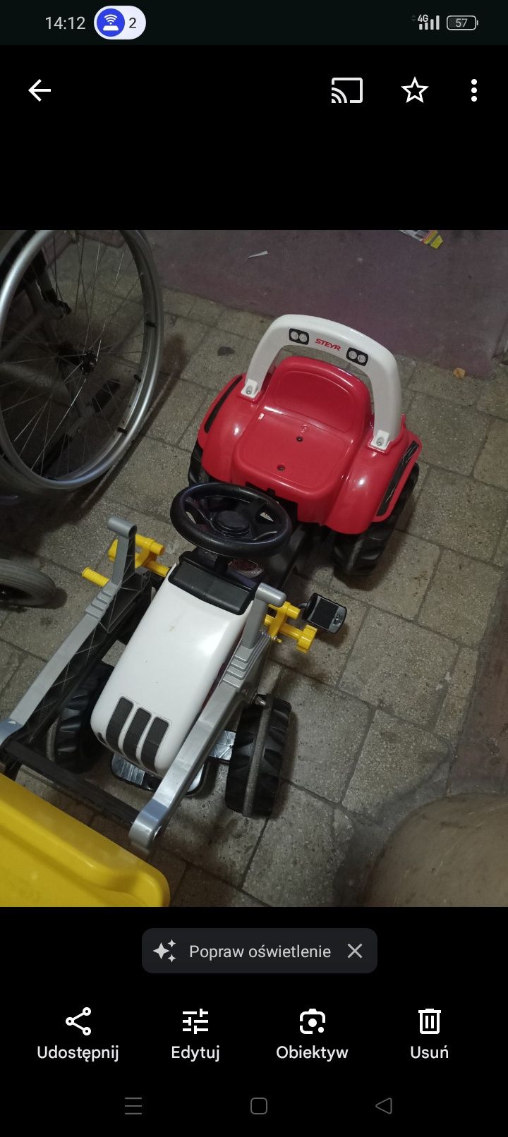 Koparka dla dziecka