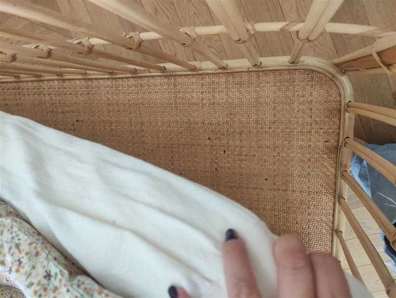 Bambusowe łóżeczko materac dla dziecka producent skandynawski