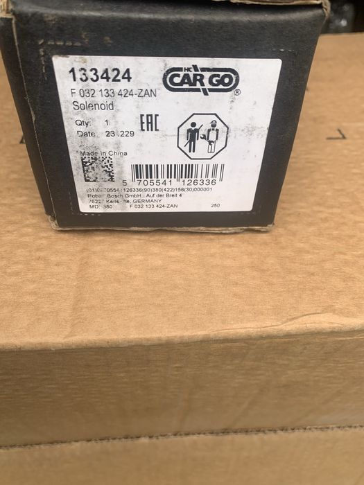 Втягивающее реле стартера CARGO 133424