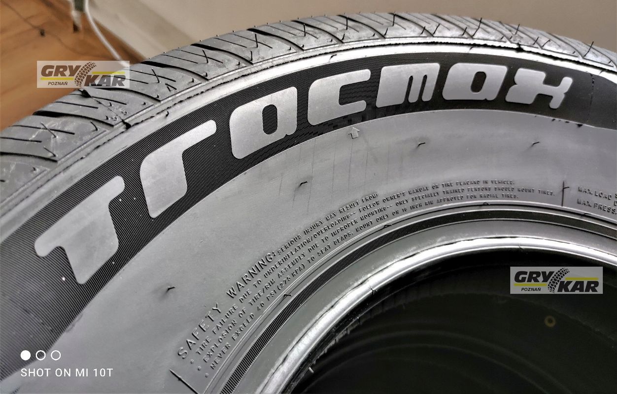 2x 225/75r16c Tracmax X-Privilo VanSaver 121/120r C/B/72dB