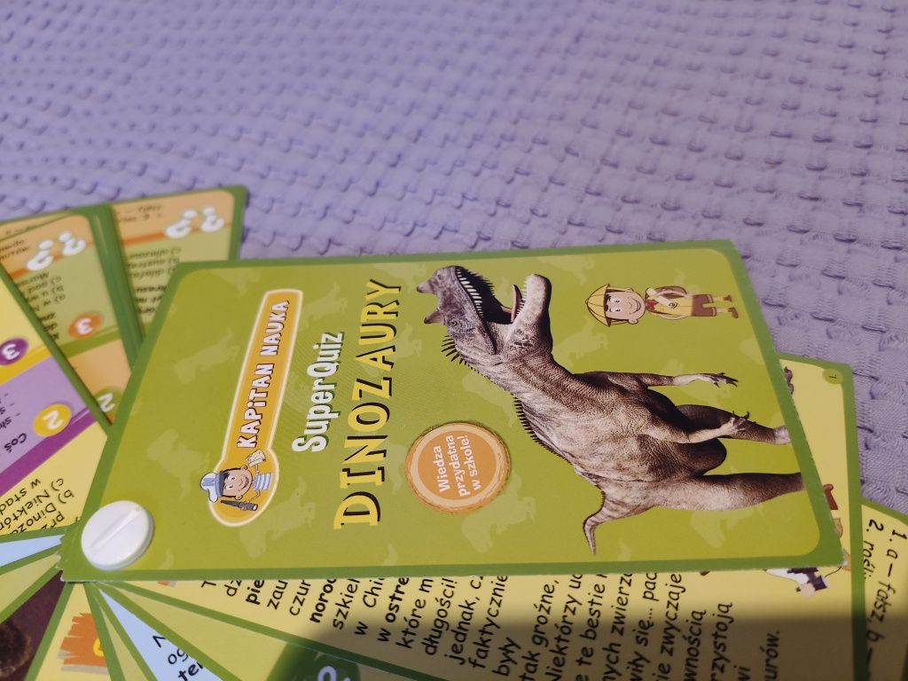 Super Quiz Dinozaury Kapitan Nauka