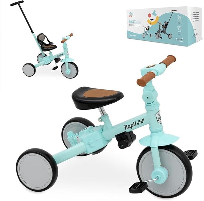 Rowerek Dziecięcy Z Regulowanym Pchaczem 5W1 Interbaby