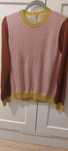 Sweter kolorowy  autum basic klasyczny gold Stine Goya