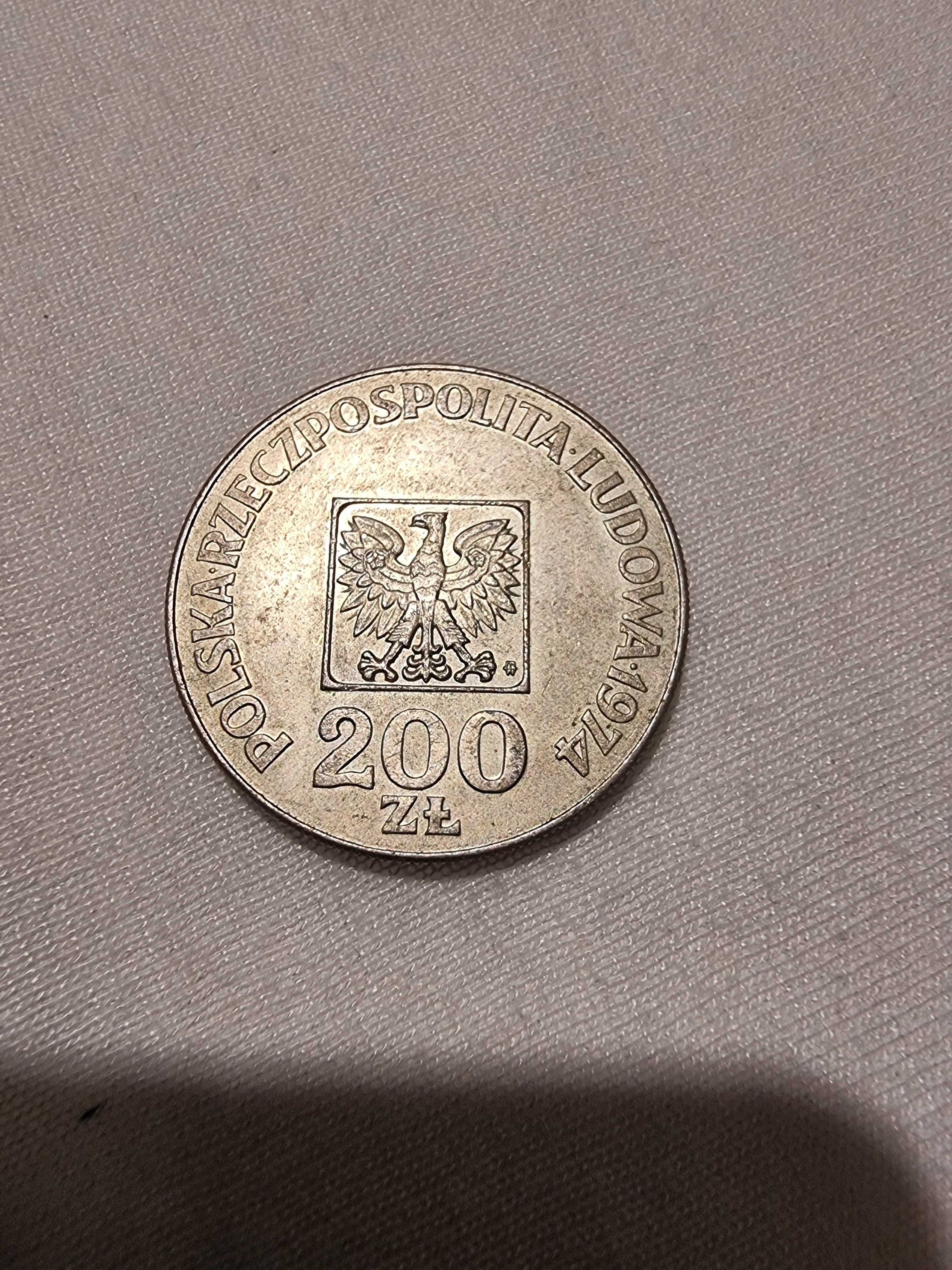 Moneta XXX lecie prl 1974r. Srebro0.625