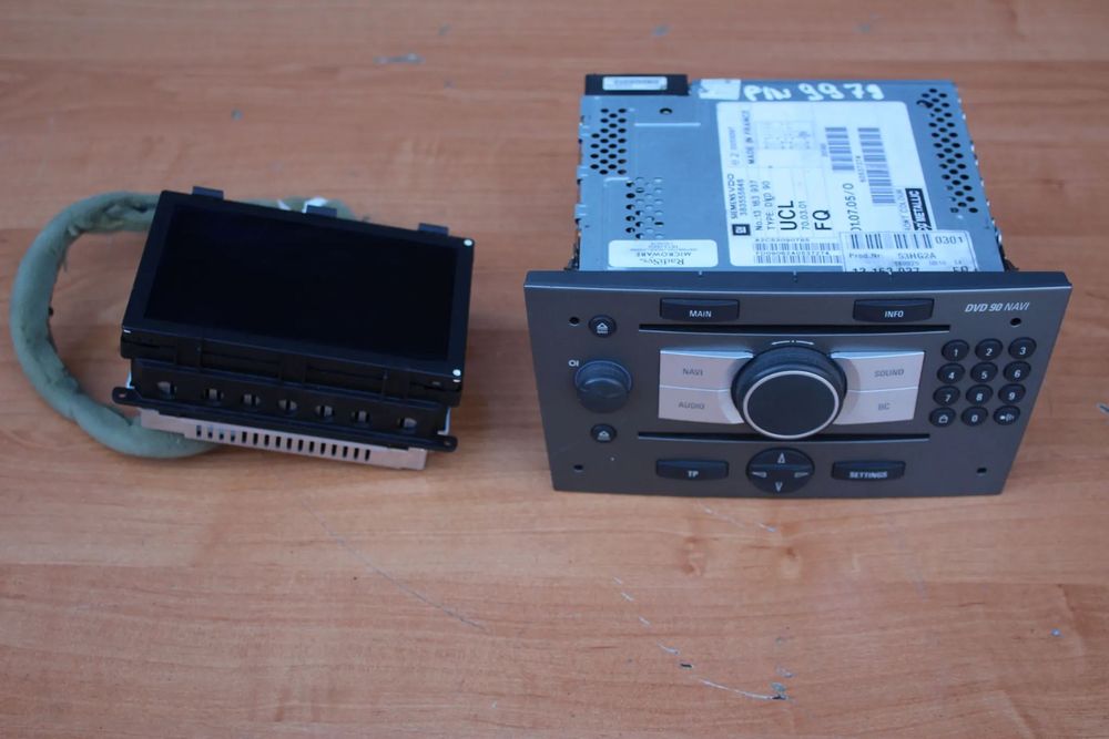 RADIO NAWIGACJA KOLOROWA OPEL VECTRA C SIGNUM DVD 90 NAVI !Z PINEM!