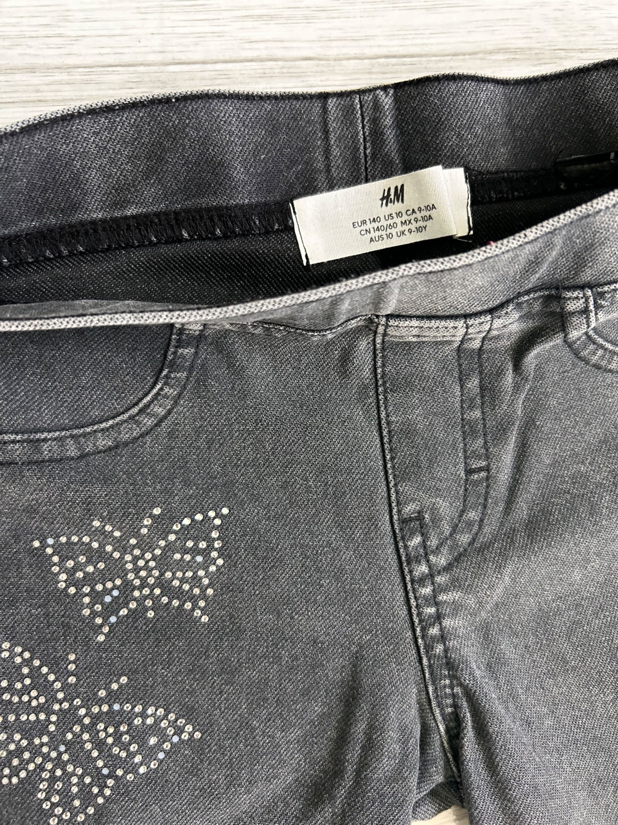H&M spodnie dzwony dziewczynka 140