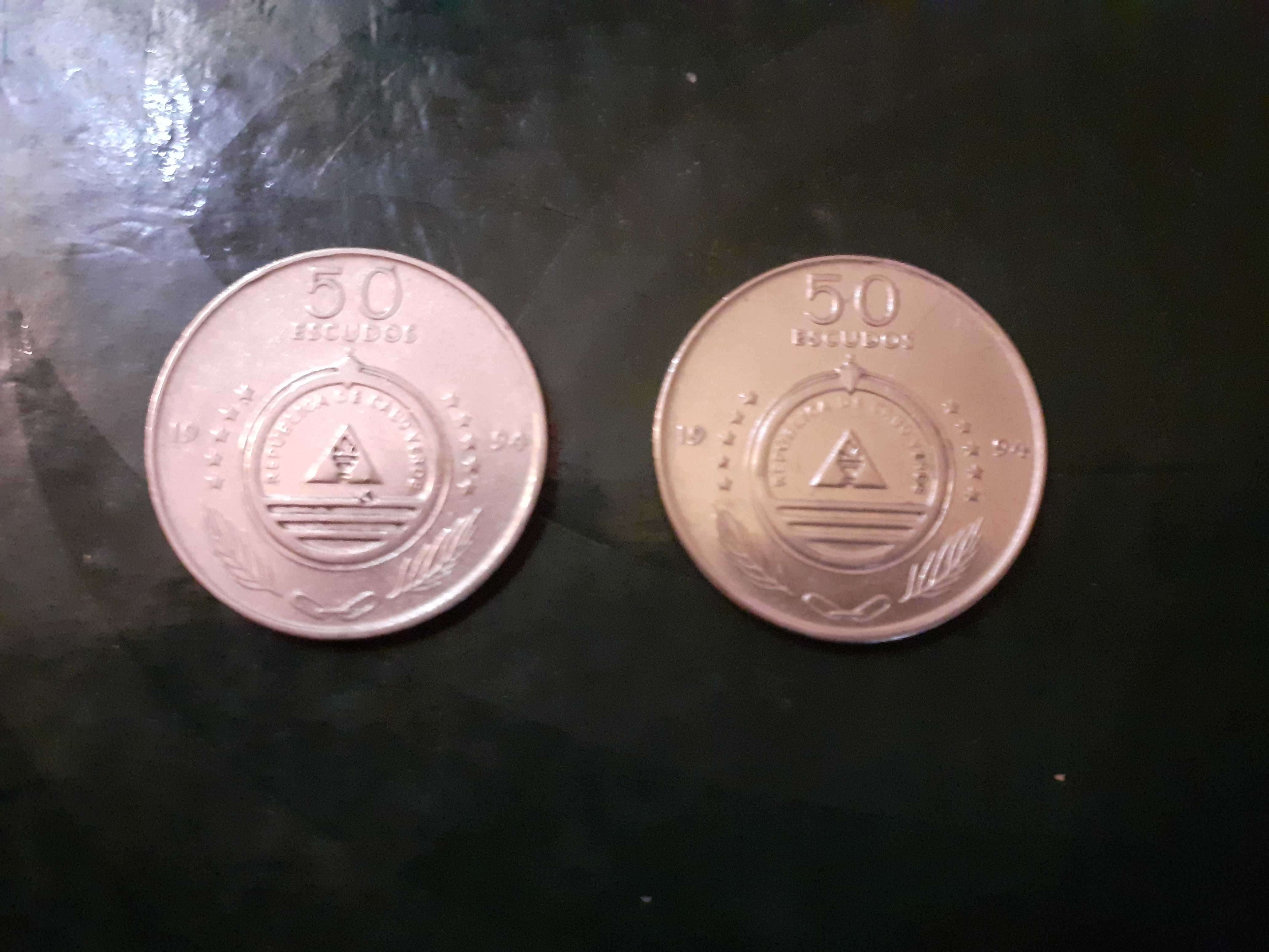 Moedas Comemorativas de 5$00, 25$00 e de Cabo Verde, Angola e Portugal