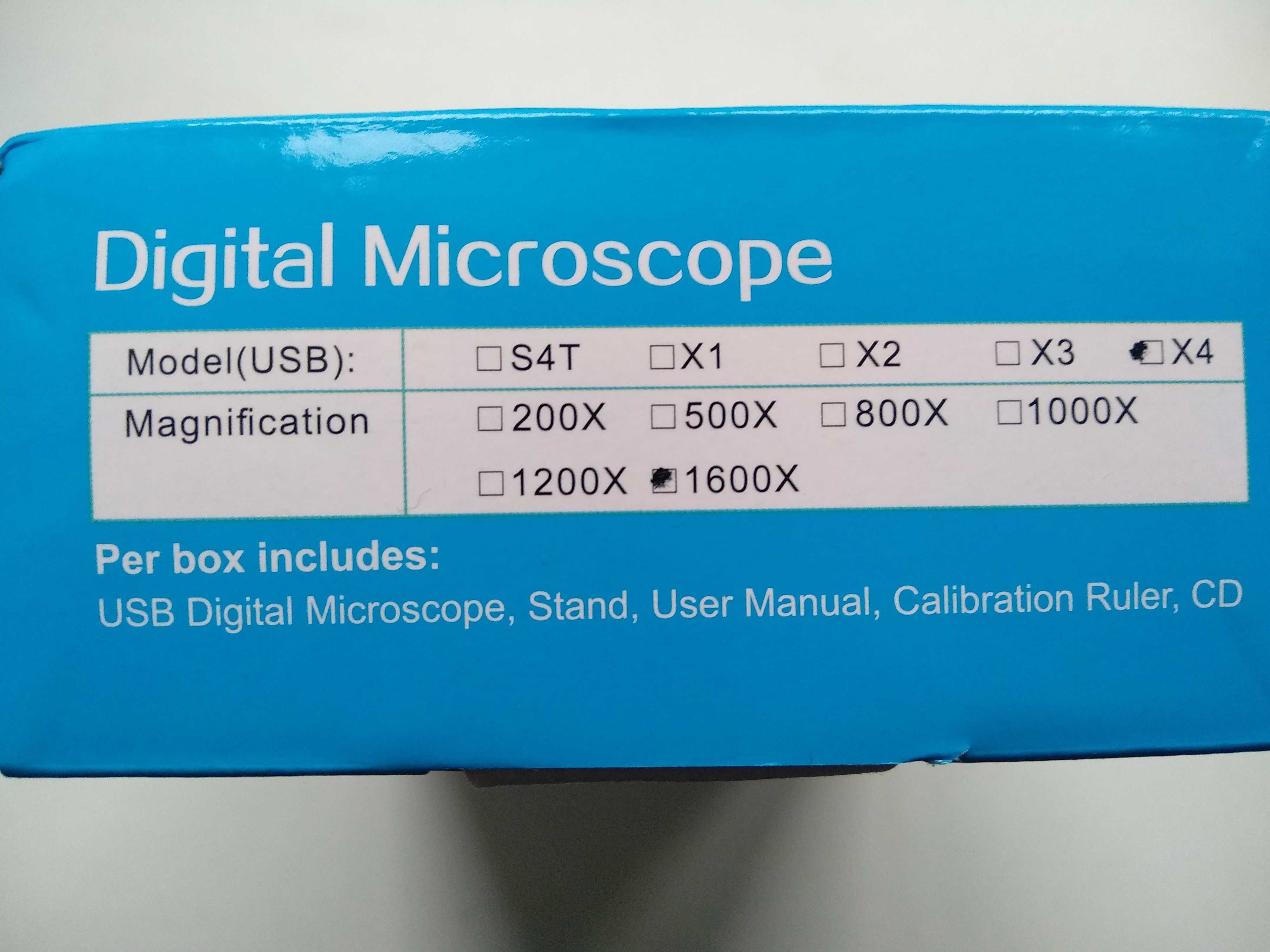 Цифровой USB микроскоп для подключения к смартфону, планшету, ПК