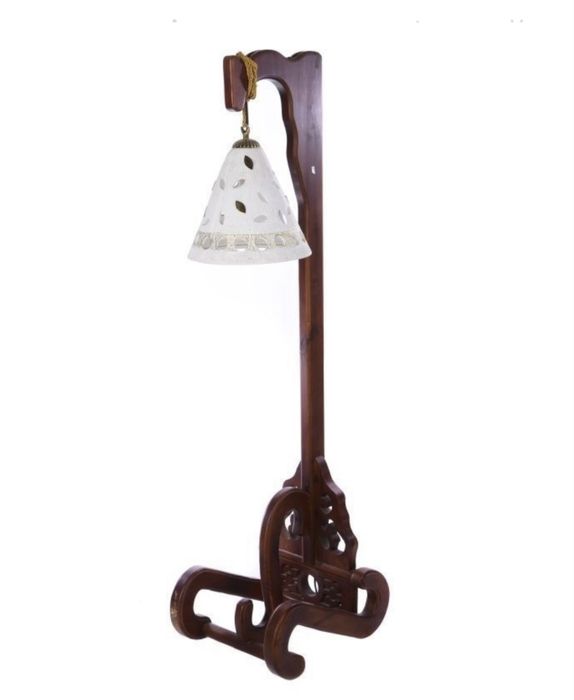Торшер , новий, дерево , кераміка