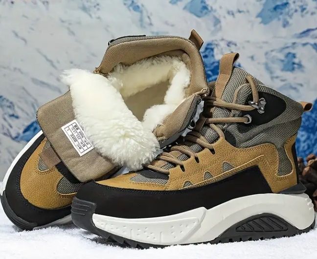 38,5р./24,5см. Зимові кросівки- термо черевики на хутрі для хлопчика