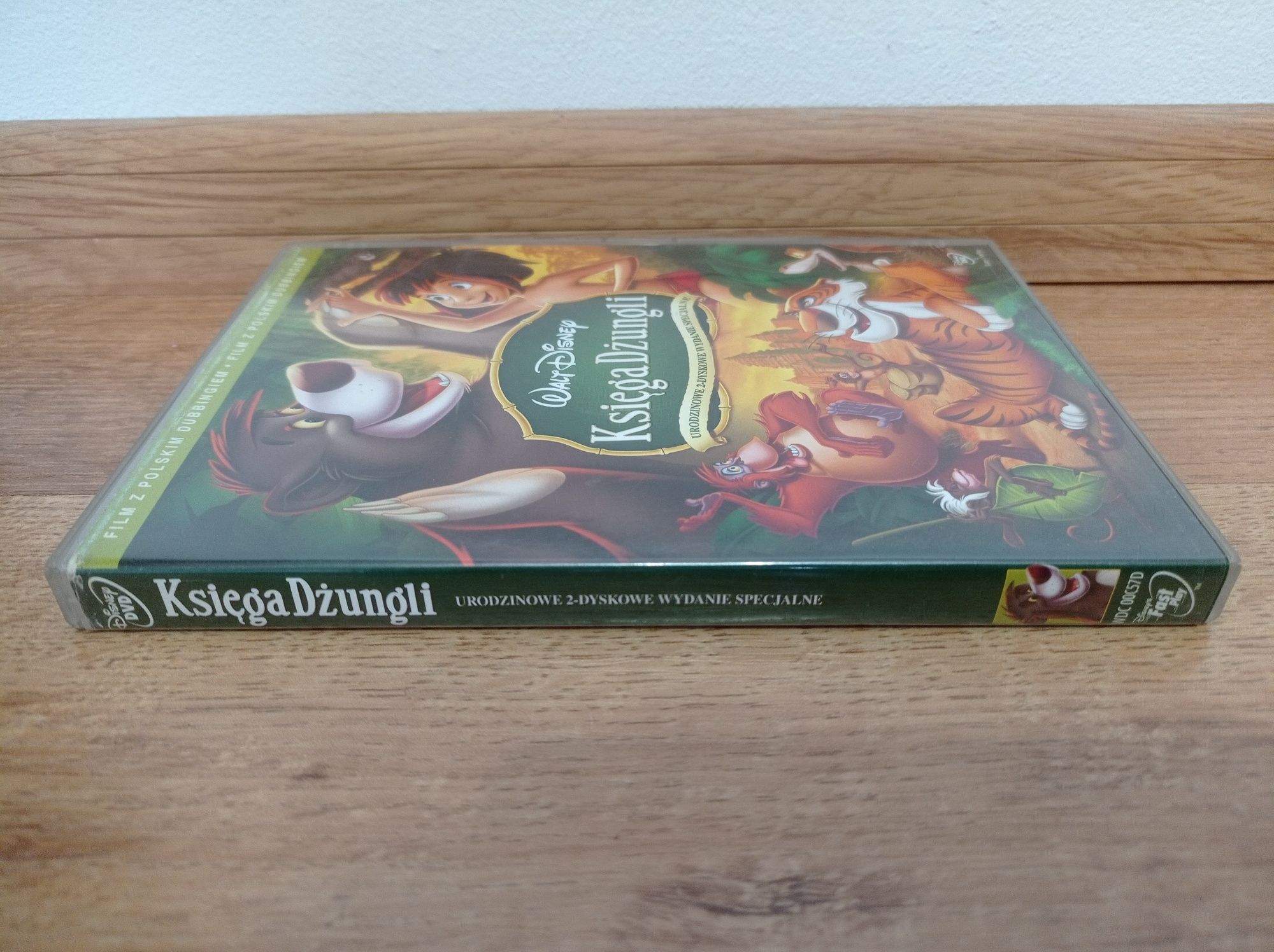 2xDVD PL Księga Dżungli Urodzinowe 2-dyskowe  wydanie specjalne Disney